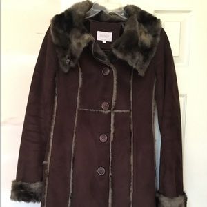 Laundry brown fur coat Size S